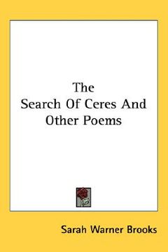 portada the search of ceres and other poems (in English)