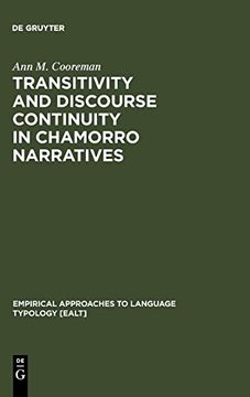 portada Transitivity and Discourse Continuity in Chamorro Narratives 