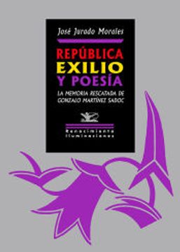 portada Republica, Exilio y Poesia (in Spanish)