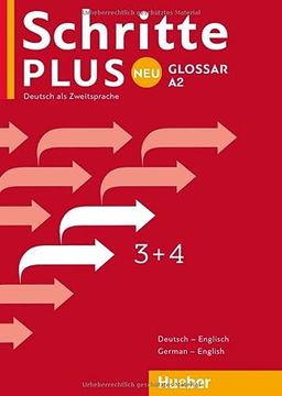 portada Schritte Plus neu 3+4: Deutsch als Zweitsprache / Glossar Deutsch-Englisch - Glossary German-English (en Alemán)