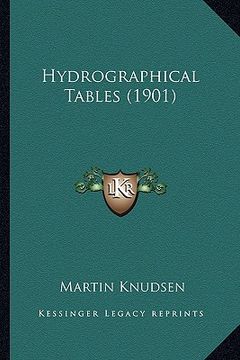 portada hydrographical tables (1901) (in English)