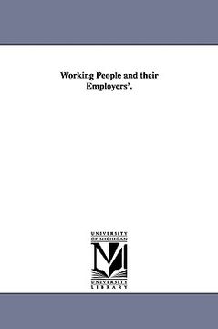 portada working people and their employers'. (en Inglés)