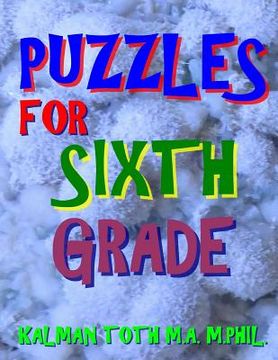 portada Puzzles for Sixth Grade: 80 Large Print Word Search Puzzles (en Inglés)