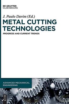 portada Metal Cutting Technologies: Progress and Current Trends (Advanced Mechanical Engineering) (en Inglés)