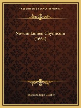 portada Novum Lumen Chymicum (1664) (en Latin)