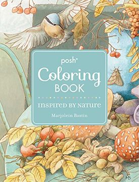 portada Posh Adult Coloring Book: Inspired by Nature (Posh Coloring Books) (in English)