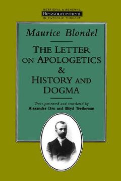 portada the letter on apologetics & history and dogma (en Inglés)
