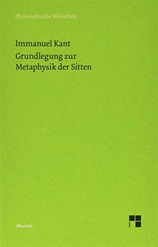 portada Grundlegung zur Metaphysik der Sitten (Philosophische Bibliothek) (en Alemán)