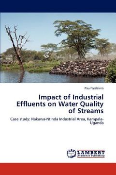 portada impact of industrial effluents on water quality of streams (en Inglés)