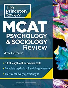 portada Princeton Review Mcat Psychology and Sociology Review, 4th Edition: Complete Behavioral Sciences Content Prep + Practice Tests (Graduate School Test Preparation) (en Inglés)