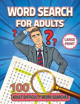 portada Word Search for Adults Large Print (en Inglés)