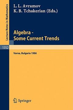 portada algebra. some current trends (in English)