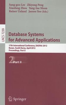 portada database systems for advanced applications (en Inglés)