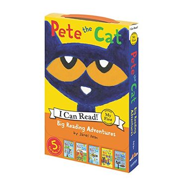 portada Pete the Cat: Big Reading Adventures: 5 Far-Out Books in 1 Box! (Pete the Cat: My First i can Read! ) 