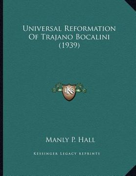 portada universal reformation of trajano bocalini (1939)