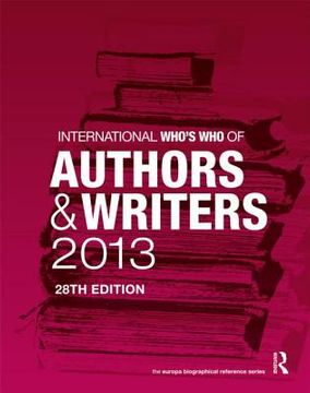 portada International Who's Who of Authors and Writers 2013 (in English)