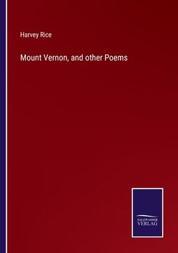 portada Mount Vernon, and other Poems (en Inglés)