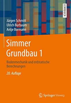 portada Simmer Grundbau 1: Bodenmechanik Und Erdstatische Berechnungen (en Alemán)