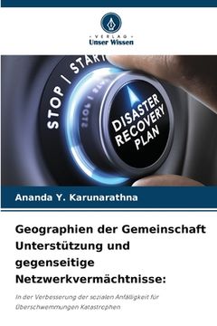 portada Geographien der Gemeinschaft Unterstützung und gegenseitige Netzwerkvermächtnisse (in German)