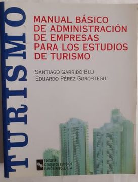 portada Manual Basico de Administracion de Empresas Para los Estudios de Turismo (in Spanish)