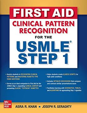 portada First aid Clinical Pattern Recognition for the Usmle Step 1 (en Inglés)