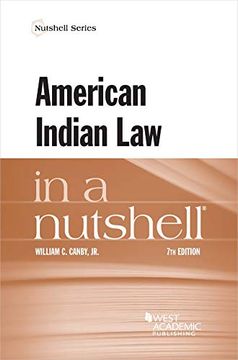 portada American Indian law in a Nutshell (Nutshell Series) (en Inglés)