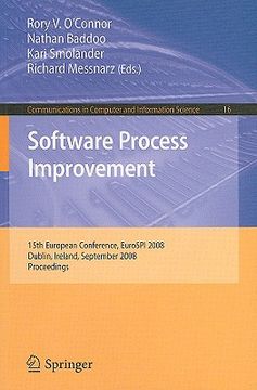 portada software process improvement: 15th european conference, eurospi 2008, dublin, ireland, september 3-5, 2008, proceedings