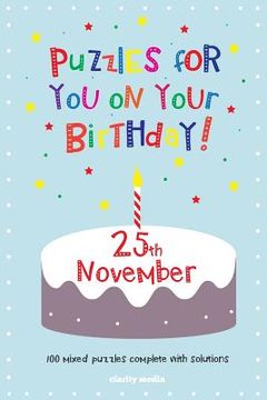 portada Puzzles for you on your Birthday - 25th November (en Inglés)