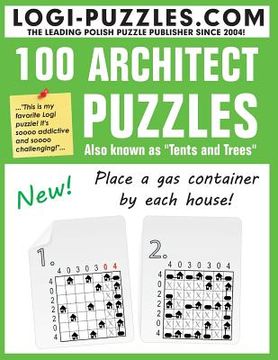 portada 100 Architect Puzzles: Tents and Trees (en Inglés)