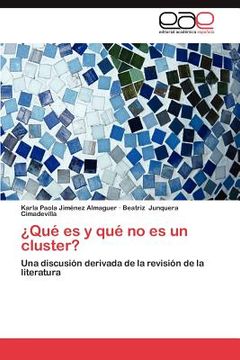 portada qu es y qu no es un cluster? (in English)