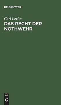 portada Das Recht der Nothwehr (in German)