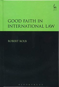 portada Good Faith in International law (en Inglés)