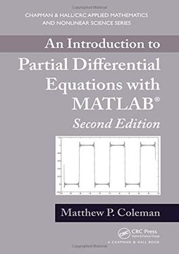 portada An Introduction to Partial Differential Equations With Matlab (Chapman & Hall 