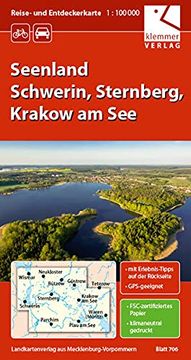 portada Reise- und Entdeckerkarte Seenland Schwerin, Sternberg, Krakow am see (en Alemán)