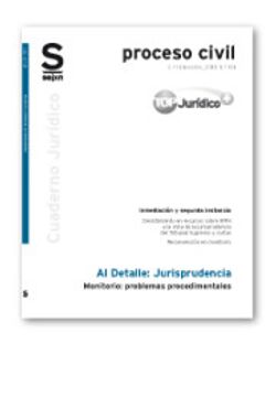 portada Monitorio: Problemas Procedimentales (Cuaderno Jurídico al Detalle) (in Spanish)
