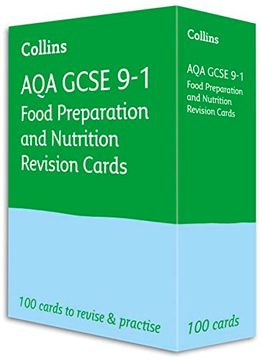 portada Aqa Gcse 9-1 Food Preparation & Nutrition Revision Cards: Ideal for Home Learning, 2022 and 2023 Exams (Collins Gcse Grade 9-1 Revision) (in English)