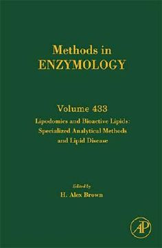 portada lipidomics and bioactive lipids: specialized analytical methods and lipids in disease (in English)