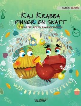 portada Kaj Krabba finner en skatt: Swedish Edition of "Colin the Crab Finds a Treasure" (en Sueco)