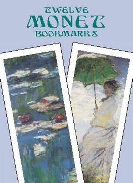 portada Twelve Monet Bookmarks (Dover Bookmarks) 