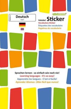 portada Mindmemo Vokabel Sticker - Grundwortschatz Deutsch (Daf) / Englisch - 280 Vokabel Aufkleber - Zusammenfassung