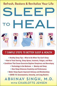 portada Sleep to Heal: Refresh, Restore & Revitalize Your Life (en Inglés)