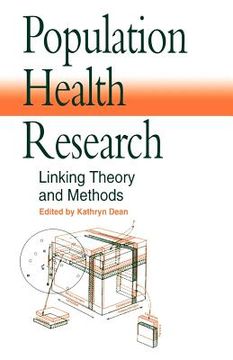 portada population health research: linking theory and methods (en Inglés)