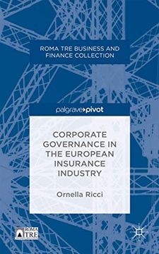 portada Corporate Governance in the European Insurance Industry (en Inglés)