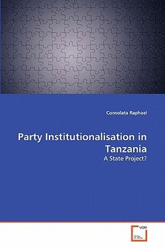 portada party institutionalisation in tanzania (in English)