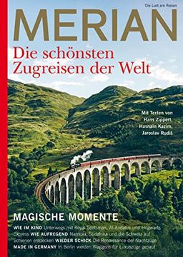 portada Merian die Schönsten Zugreisen der Welt 10/2022 (Merian Hefte) (en Alemán)