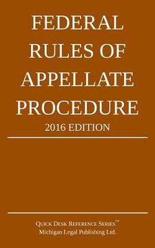 portada Federal Rules of Appellate Procedure; 2016 Edition (en Inglés)