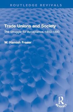 portada Trade Unions and Society (en Inglés)