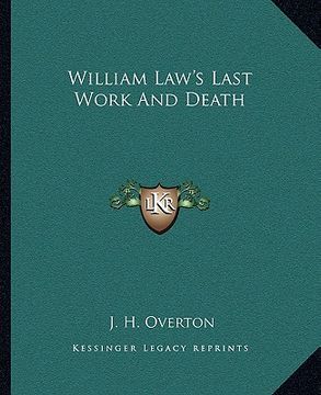 portada william law's last work and death (en Inglés)