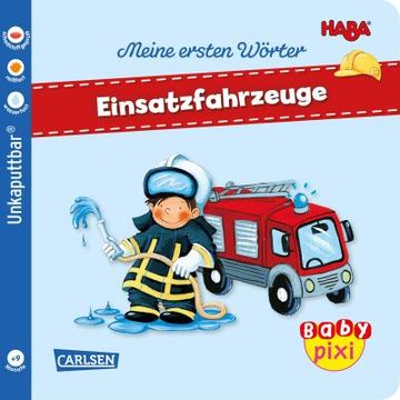 portada Baby Pixi (Unkaputtbar) 95: Ve 5 Haba Erste Wörter: Einsatzfahrzeuge (5 Exemplare) (en Alemán)