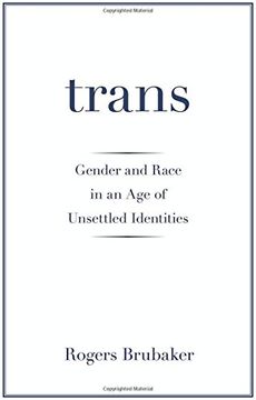 portada Trans: Gender and Race in an age of Unsettled Identities (in English)